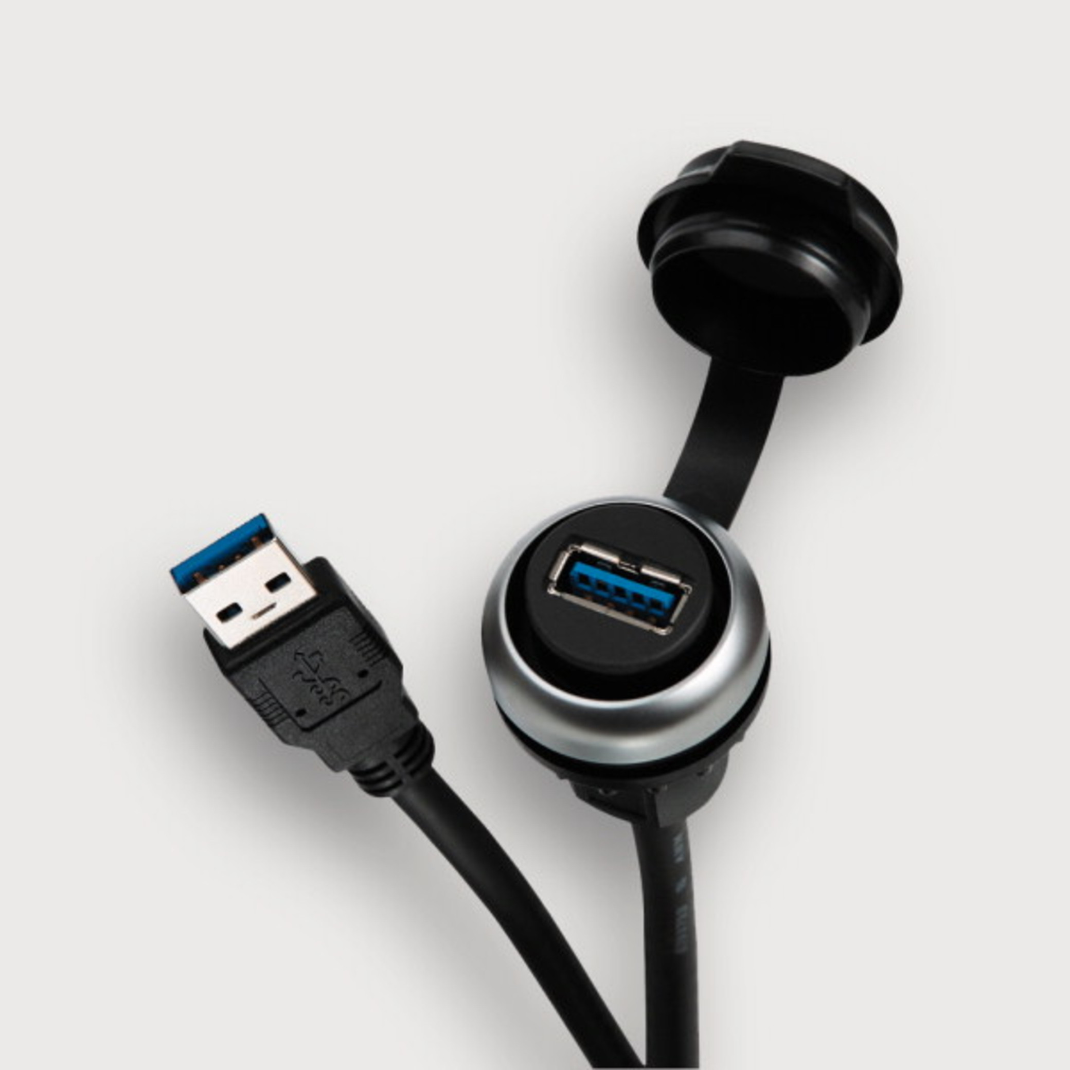 USB-3.0 A/A F/M PVC
